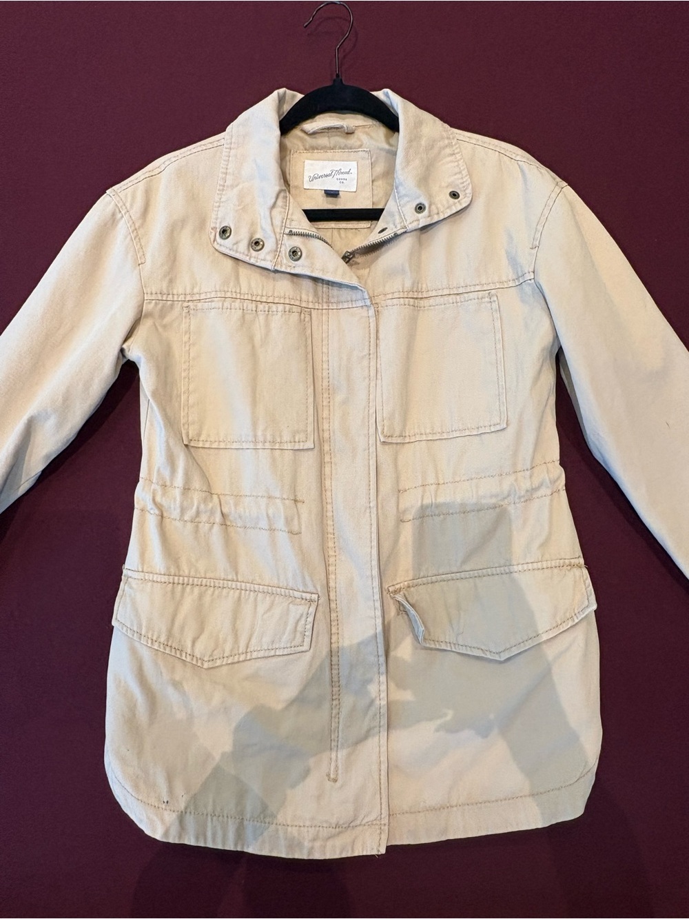 Universal Thread Tan Utility Jacket with Front Pockets - Picture 8 of 14